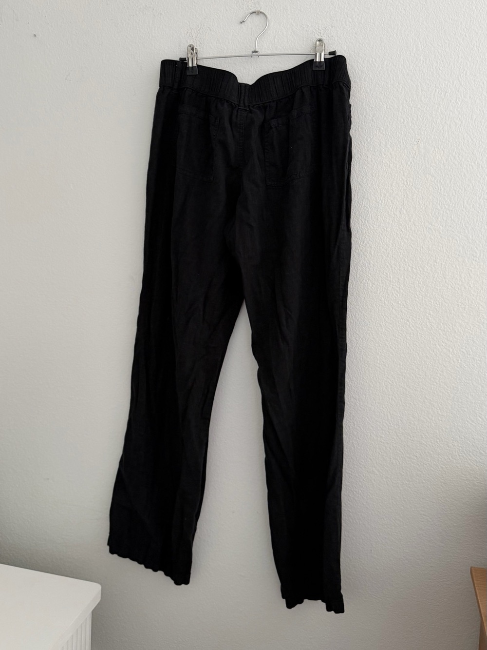 Women's Black Linen Pants